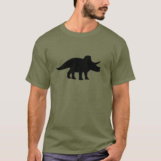 Triceratops-Dinosaurier T-Shirt (Vorderseite)