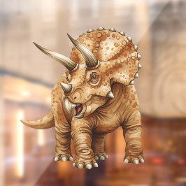 Triceratops Fensteraufkleber