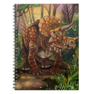 Triceratops Forest Notizblock
