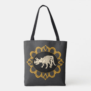 Triceratops-Fossil-Miniatur Tasche