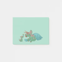 Triceratops geben Blume