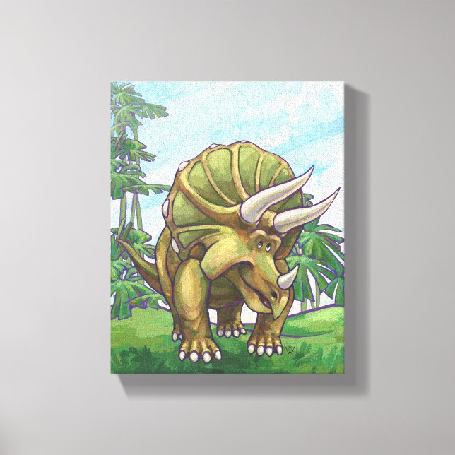 Triceratops Geschenke und Zubehör Leinwanddruck (Vorderseite)