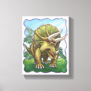 Triceratops Geschenke und Zubehör Leinwanddruck