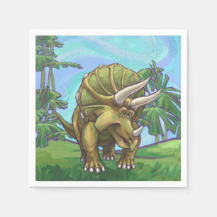 Triceratops Geschenke und Zubehör Serviette