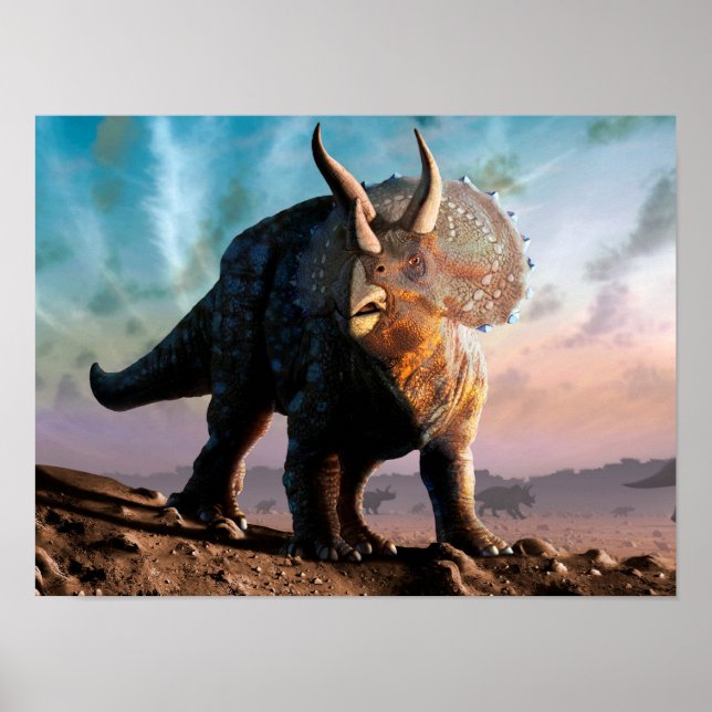 Triceratops Horridus Poster (Vorne)
