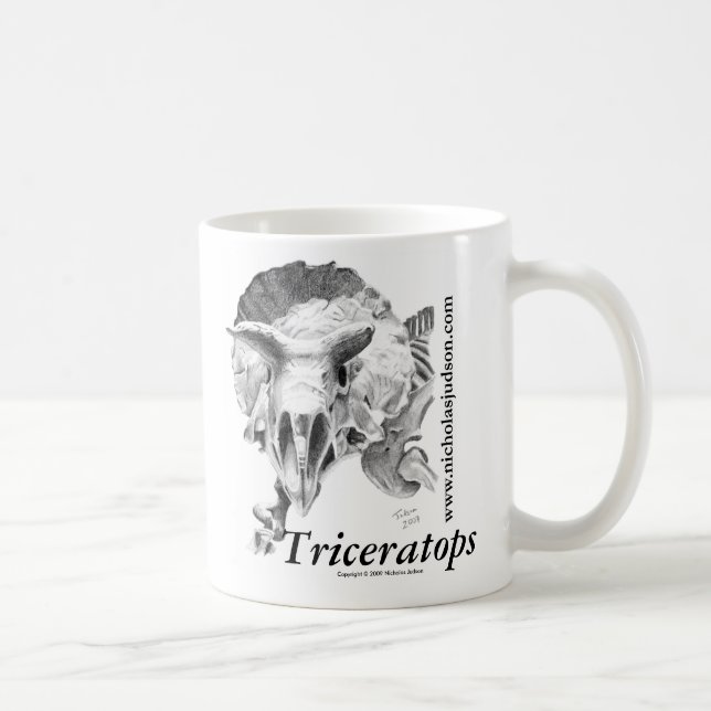 Triceratops Kaffeetasse (Rechts)