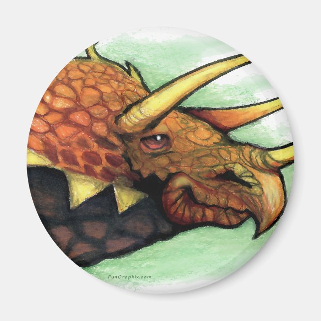 Triceratops Magnet (Vorne)