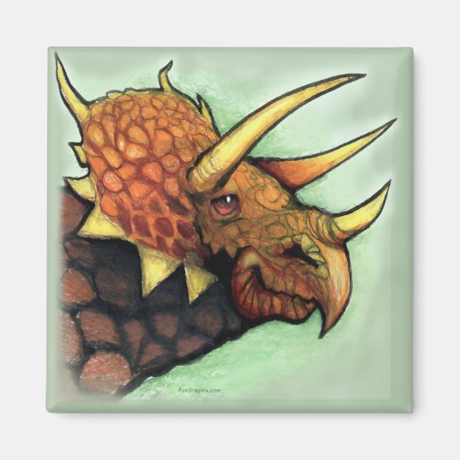 Triceratops Magnet (Vorne)
