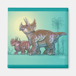 Triceratops-Magnet Magnet