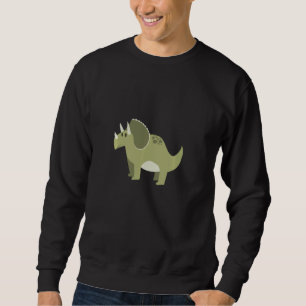 Triceratops Niedliche Dino Lizard Raptor Archäolog Sweatshirt