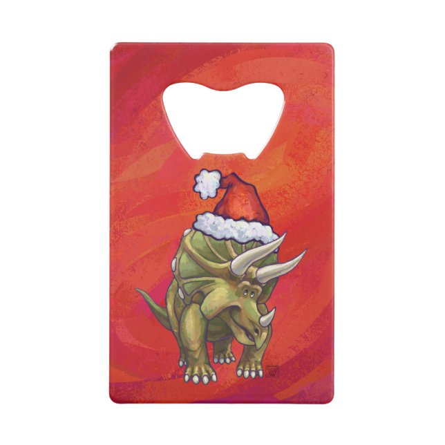 Tricératops Noël En Rouge (Devant)