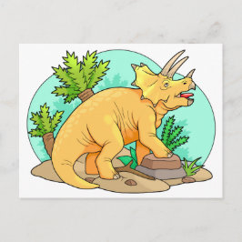 Triceratops Postkarte