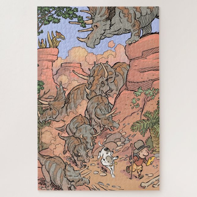 Triceratops Puzzle (Vertikal)