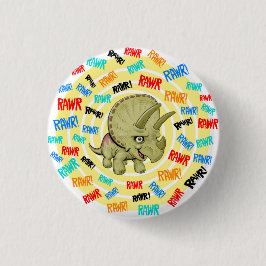 Triceratops sagt: "Rawr!" Button