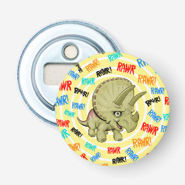 Triceratops sagt: "Rawr!" Flaschenöffner