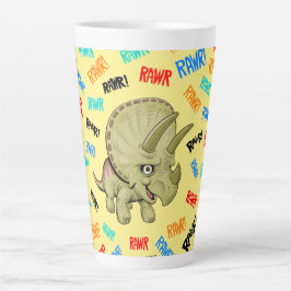Triceratops sagt: "Rawr!" Milchtasse