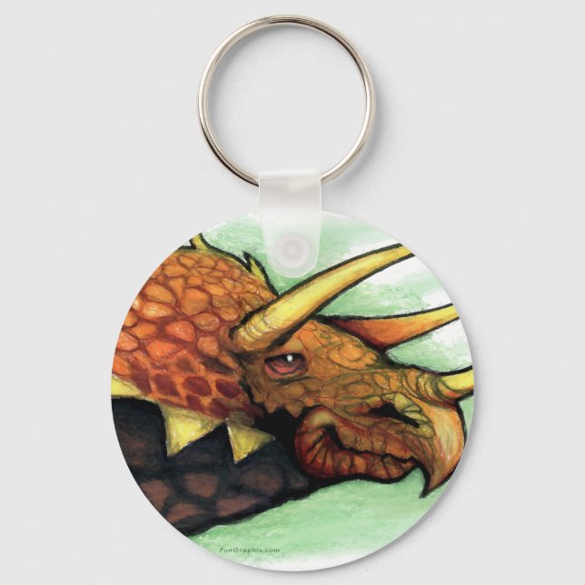 Triceratops Schlüsselanhänger (Vorderseite)