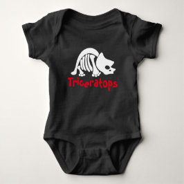 Triceratops Skeleton Baby Strampler