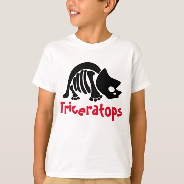 Triceratops Skeleton T-Shirt (Vorderseite)