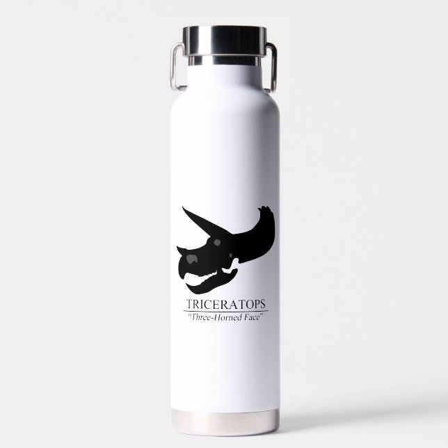 Triceratops Skull Trinkflasche (Vorne)
