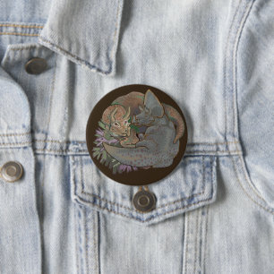 Triceratops Snuggles Button