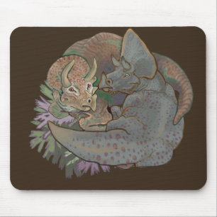 Triceratops Snuggles Mousepad