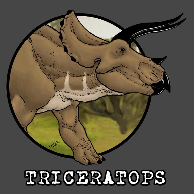 Triceratops T-Shirt (Von Creator hochgeladen)