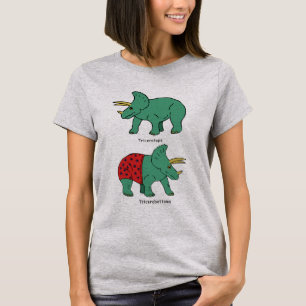 Triceratops und Tricerabotome T-Shirt