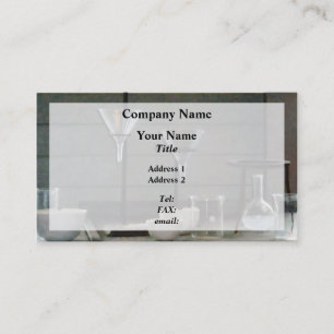 Trichter, Kolben und Tiegel Visitenkarte
