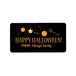 Trick d'Halloween ou Traiter les Étiquettes