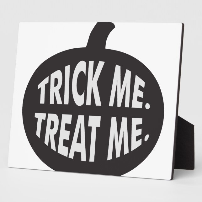 Trick Me-Leckerei B/W Fotoplatte (Seite)