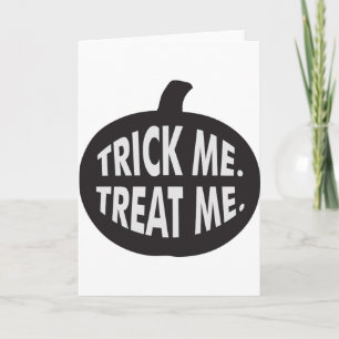 Trick Me-Leckerei B/W Karte