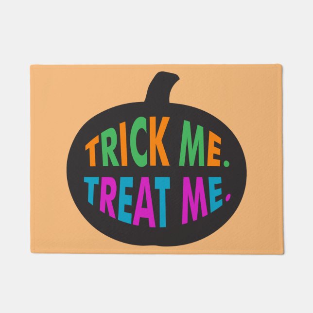 Trick Me Leckerei Me mehrfarbig Fußmatte (Vorderseite)