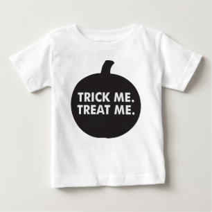 Trick Me Leckerei Me, Schwarz-weißer Baby T - Shir T-shirt