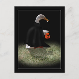 Trick oder Bearbeitungszeit für Dracula Duck Postkarte