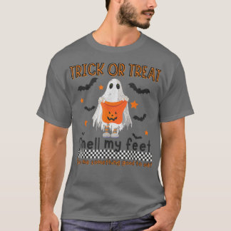Trick oder behandeln Geruch meine fühlen lecker Vi T-Shirt