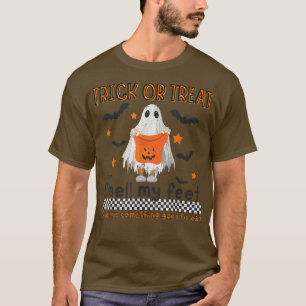 Trick oder behandeln Geruch meine fühlen lecker Vi T-Shirt