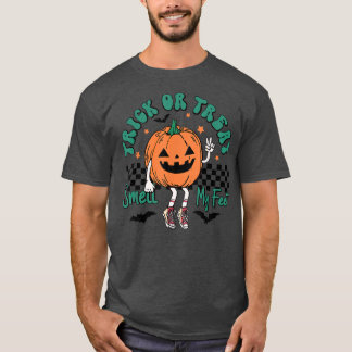 Trick oder behandeln Geruch meiner Füße Pumpkin Ki T-Shirt