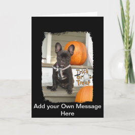 Trick oder behandeln karte