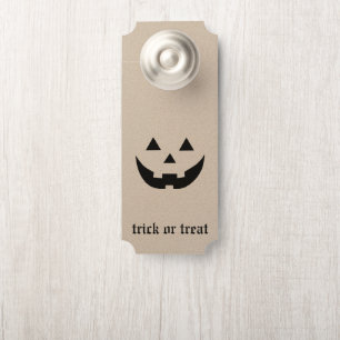 Trick oder behandeln Kürbislaterne benutzergebräuc Türanhänger