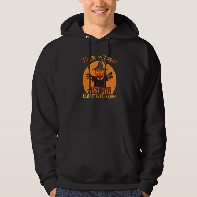 Trick oder behandeln Sie nur die Erdnuss-Butter-Cu Hoodie (Vorderseite)