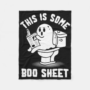 Trick oder behandeln Spooky Ghost Dies ist ein Boo Fleecedecke