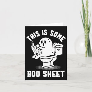 Trick oder behandeln Spooky Ghost Dies ist ein Boo Karte