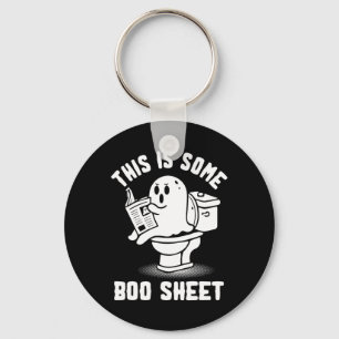 Trick oder behandeln Spooky Ghost Dies ist ein Boo Schlüsselanhänger