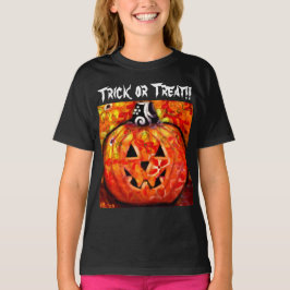 Trick oder behandeln Whimsical Jack-O-Lantern Pump T-Shirt