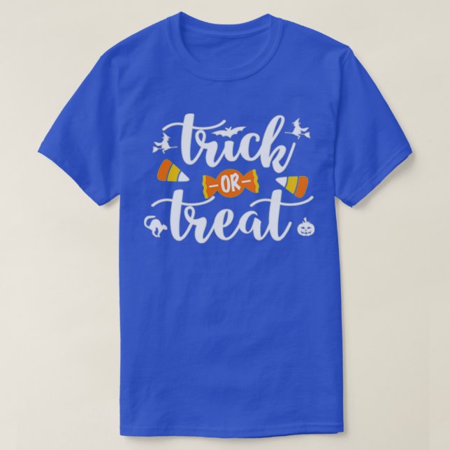 Trick oder Behandlung 7 T-Shirt (Design vorne)