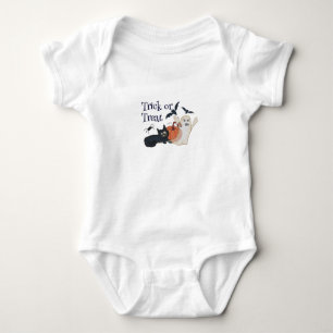 Trick oder Behandlung Baby Strampler
