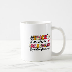 Trick oder Behandlung der Bestrahlung Onkologie Ha Kaffeetasse