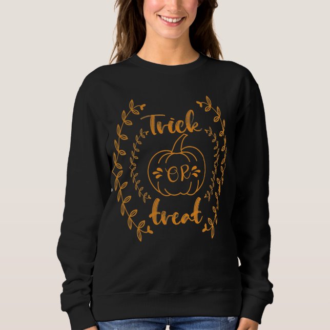Trick oder Behandlung im Rahmen von Pflanze Sweatshirt (Vorderseite)