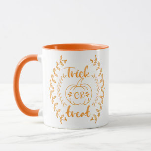 Trick oder Behandlung im Rahmen von Pflanze Tasse
